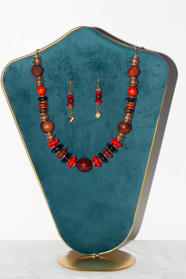 Couleurs du monde - Ensemble Collier et Boucles d’Oreilles